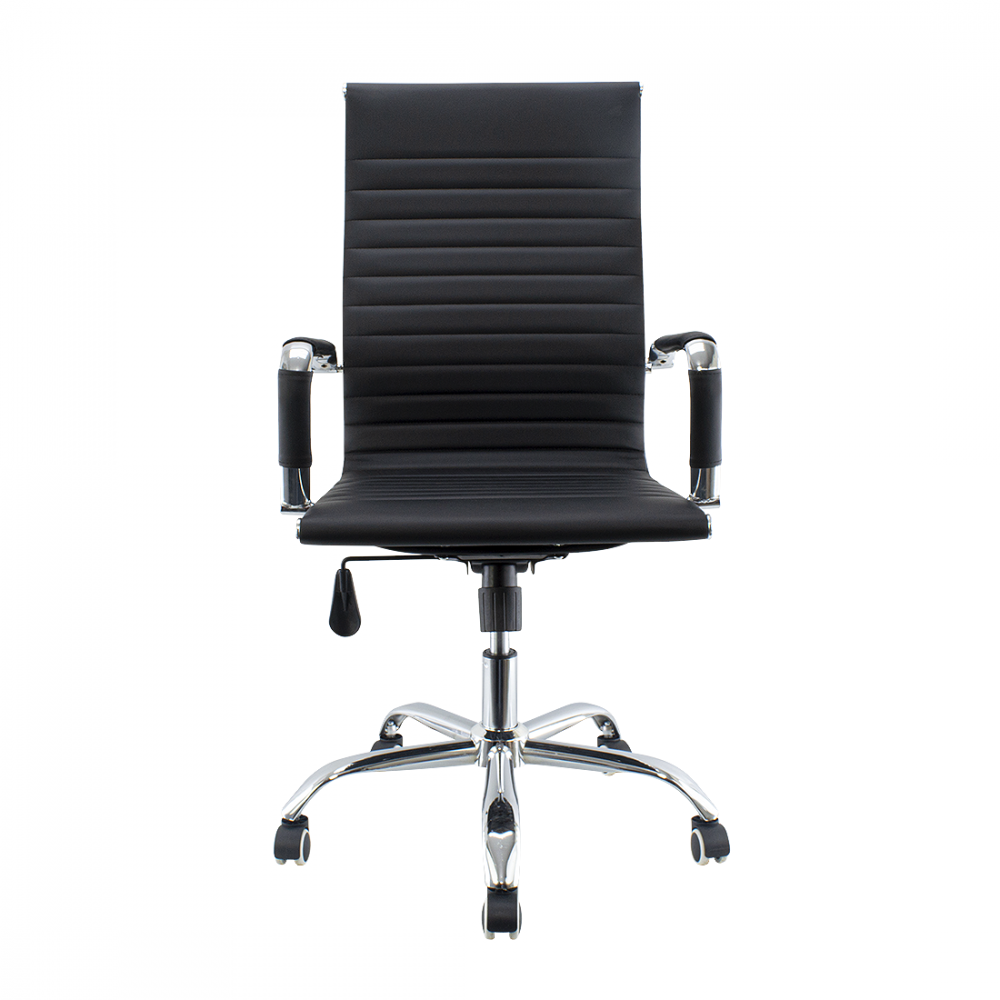 Poltrona sedia ufficio RADON Seduta Ergonomica in Ecopelle 53x63xH110/120 cm