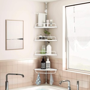 Scaffale Angolare Telescopico 4 Mensole 210948... 2