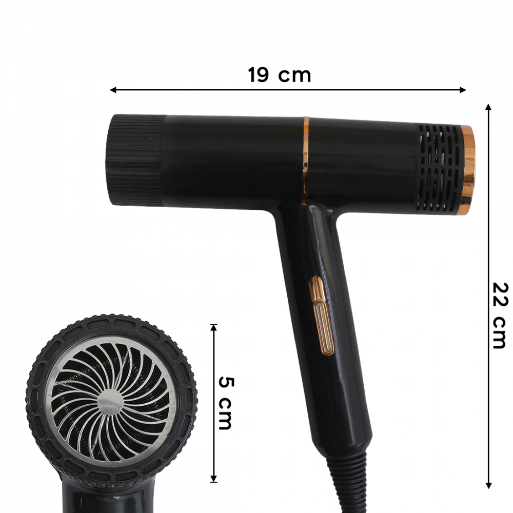 Asciugacapelli Professionale a Bassa Rumorosità...