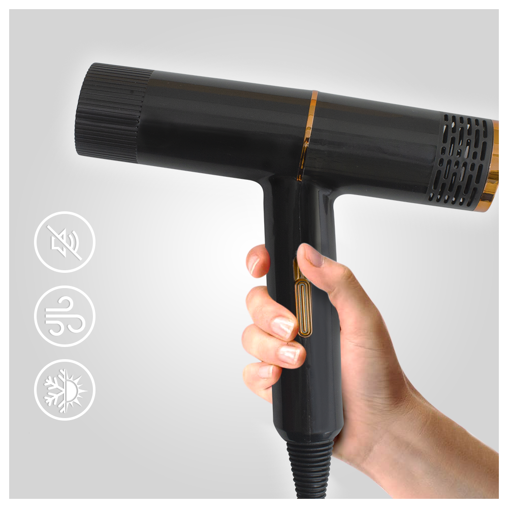 Asciugacapelli Professionale a Bassa Rumorosità...