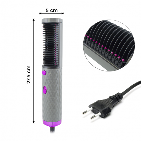 Spazzola Asciugacapelli 1600W Lisciante e Volumizzante HS-818 Phon Multifunzione