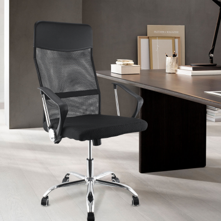 Sedia Ufficio Direzionale LAGOS Traspirante OFFIX3 Altezza Regolabile Braccioli