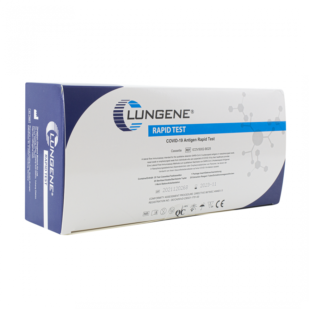 Confezione da 25pz Tamponi Rapidi Antigenici...