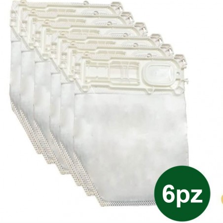 Kit di Ricambio Spazzola, 6 Sacchetti e Profumini Compatibili con Folletto