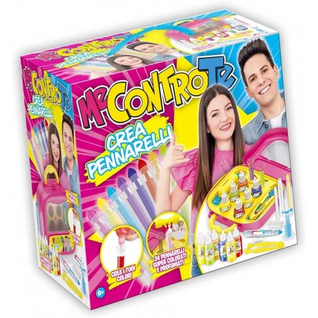 Me contro Te Laboratorio Crea Pennarelli Serie 2 Colorati e Profumati Valigetta