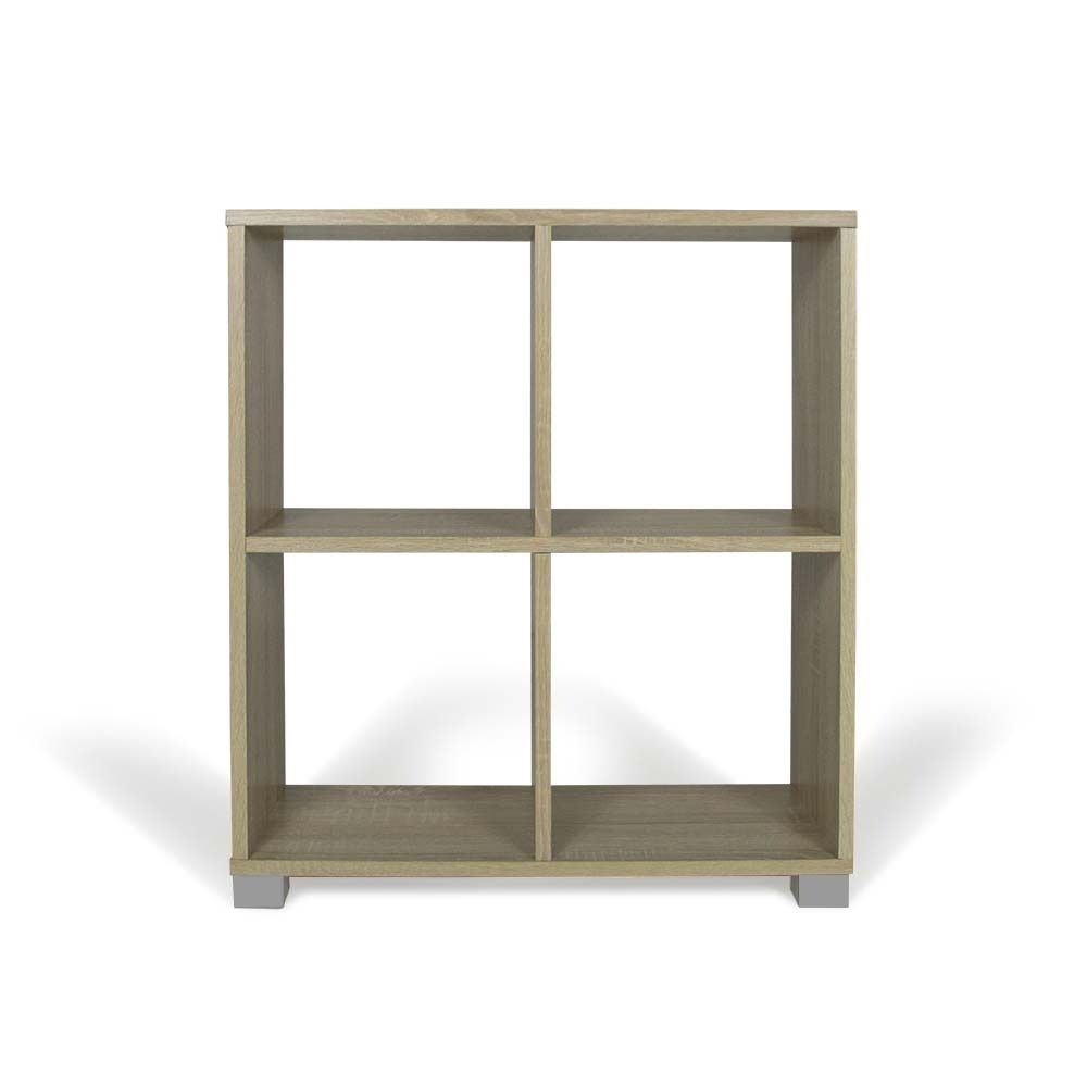 Libreria Scaffale con 4 Cubi Art.106 Mensole Portaoggetti in Legno 63X24X68H Cm