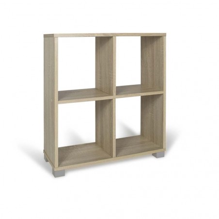 Libreria Scaffale con 4 Cubi Art.106 Mensole Portaoggetti in Legno 63X24X68H Cm