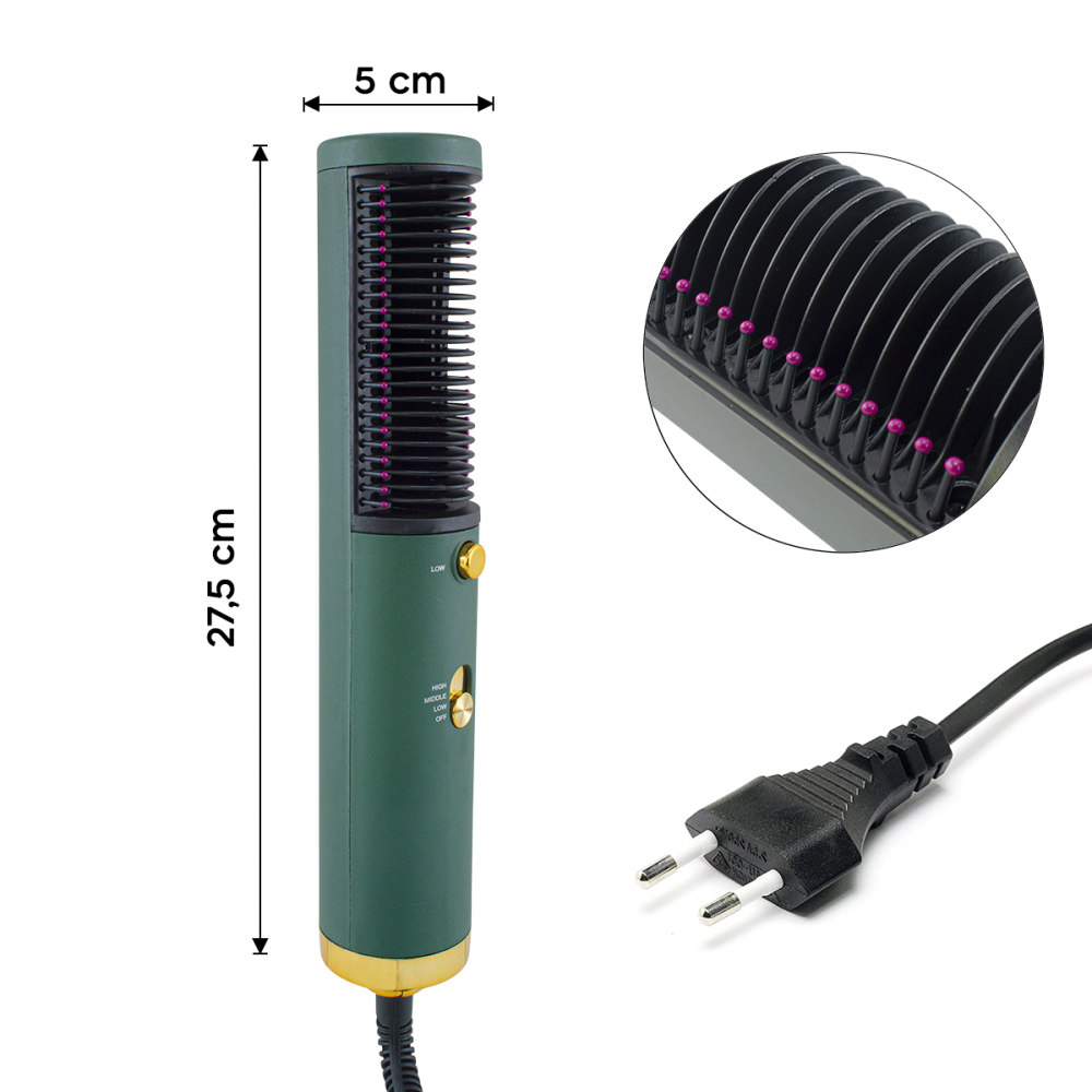 Spazzola Asciugacapelli 1600W Lisciante e...