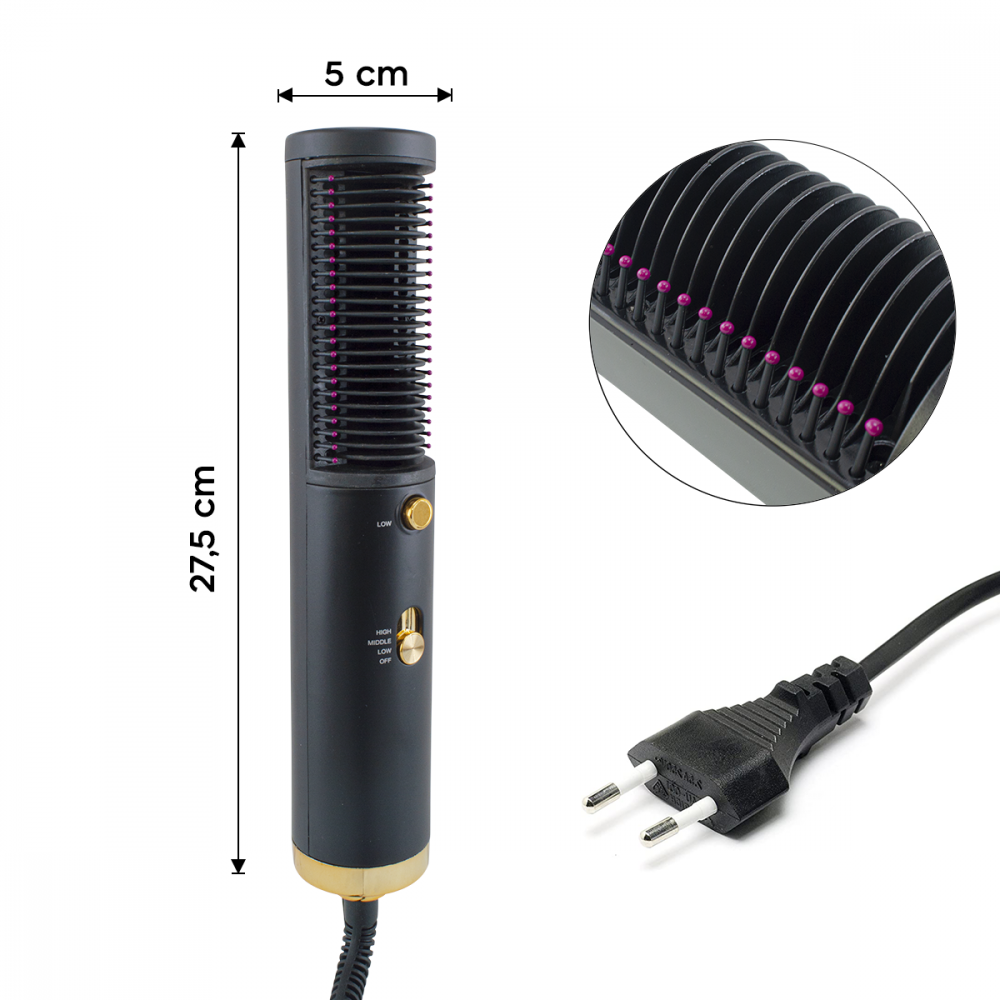 Spazzola Asciugacapelli 1600W Lisciante e...