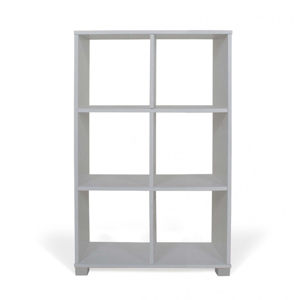 Libreria Scaffale Verticale 6 Cubi Art. 108 Mensole Portaoggetti 60x24x99.5H Cm