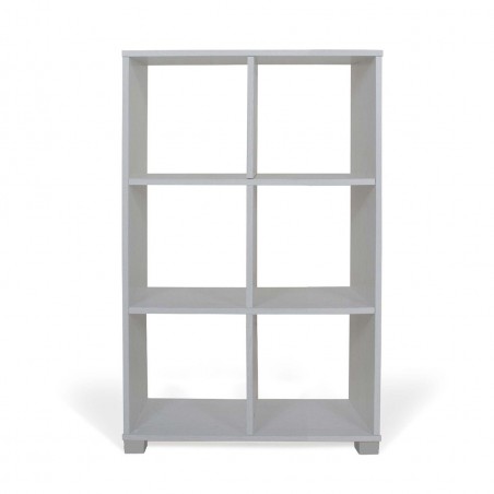 Libreria Scaffale Verticale 6 Cubi Art. 108 Mensole Portaoggetti 60x24x99.5H Cm