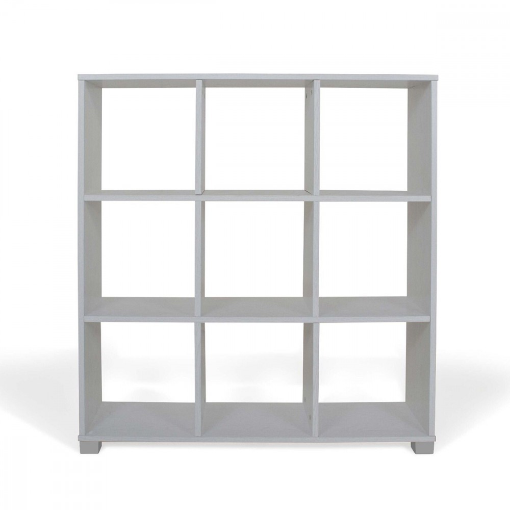 Libreria Scaffale 9 Cubi Art. 109 Mensole Portaoggetti in Legno 90x24x99,5H Cm