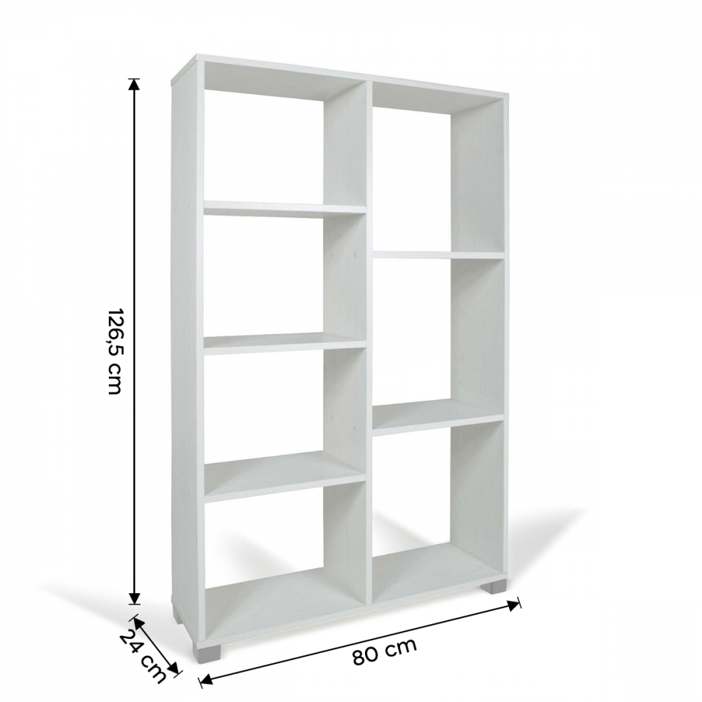 Libreria Scaffale 7 Ripiani Art.110 Mensole...