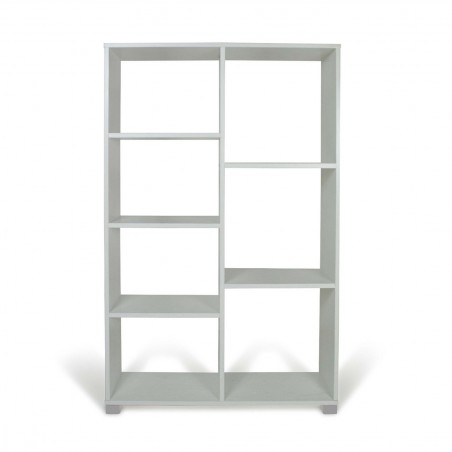 Libreria Scaffale 7 Ripiani Art.110 Mensole Portaoggetti in Legno 80x24x126.5H