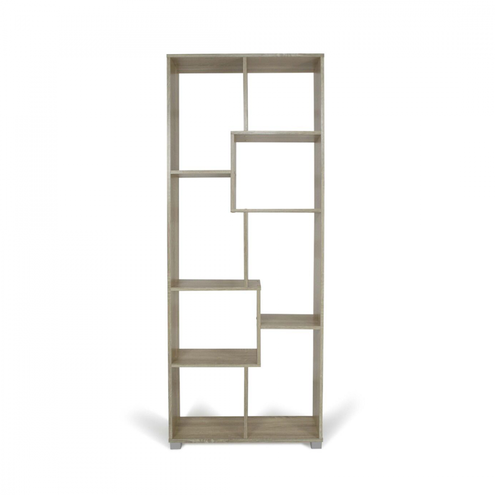 Libreria Scaffale 8 Ripiani Art. 114 Mensole Portaoggetti in Legno 70x24x178H