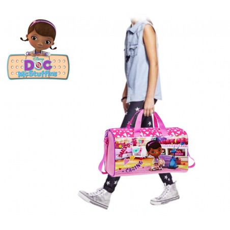 Borsa da viaggio sport mare Dottoressa Peluche in Microfibra 24 x 42 x 21 cm bagaglio a mano Disney 4043351 Borsa da viaggio sport mare Dottoressa Peluche in Microfibra 24 x 42 x 21 cm bagaglio a mano Disney 4043351