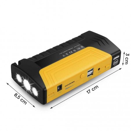 Jump Starter per Auto 50800mAh 70178 Kit con Compressore Cavi Torcia Power Bank