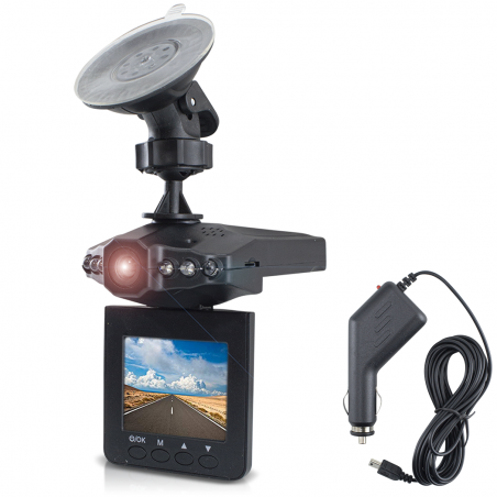 Telecamera Videoregistratore 6 Led Dvr Auto HD Monitor Lcd 2.5 Pollici 720 P