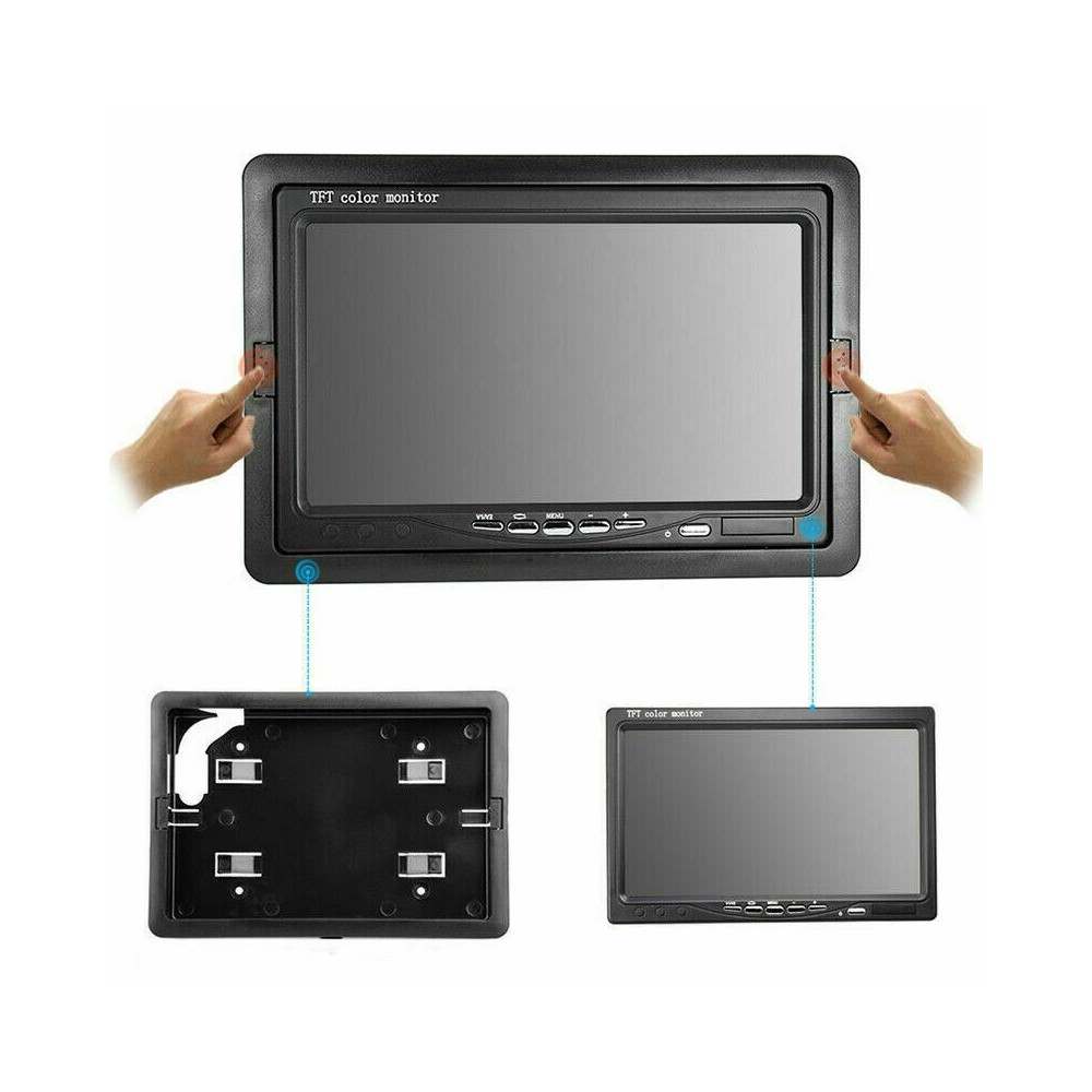 Monitor LCD 7 Pollici 2 ingressi RCA DVD...