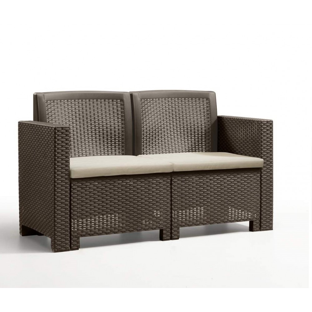 Set Divano 2 Posti Tavolino e 2 Sedie Alabama 2...