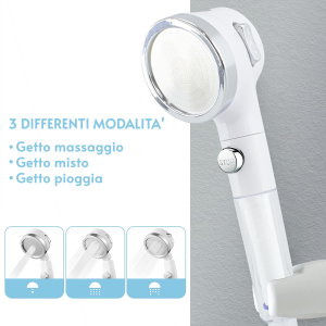 Soffione per Doccia con Filtro in Cotone 514493... 2