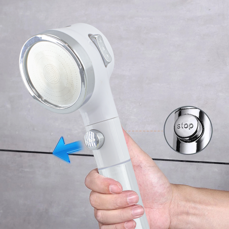 Soffione per Doccia con Filtro in Cotone 514493 Miscelatore Spugna in Silicone