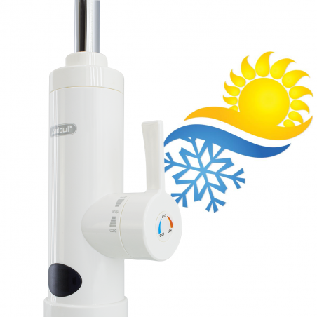 Rubinetto Elettrico per Acqua Calda 201116 Riscaldamento Istantaneo 21x41 cm