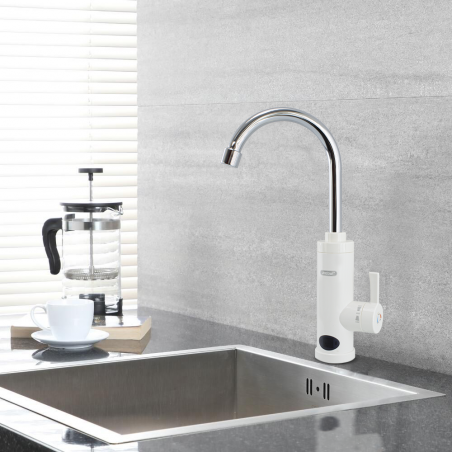 Rubinetto Elettrico per Acqua Calda 201116 Riscaldamento Istantaneo 21x41 cm