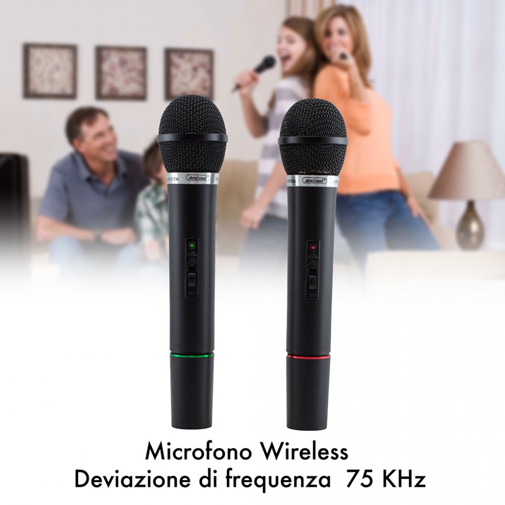 Microfoni Wireless per Karaoke 816155...