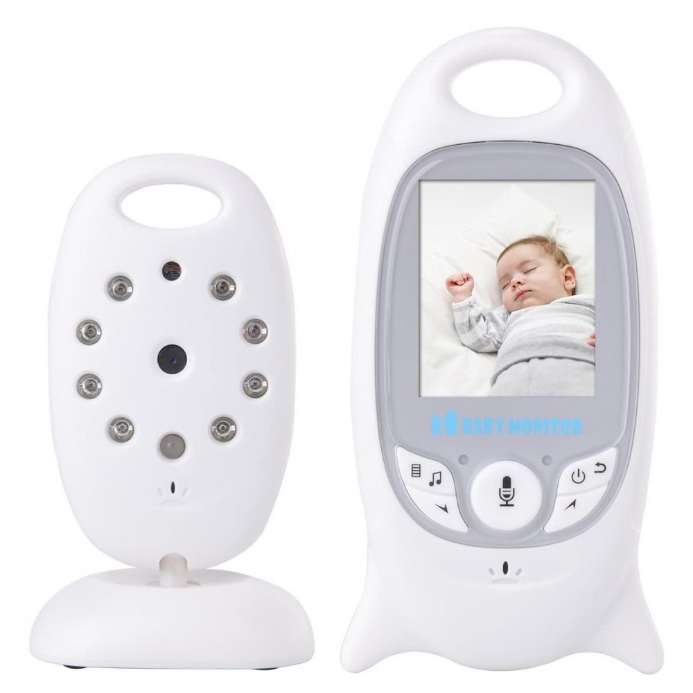 Video Baby Monitor Wireless 1479 Speaker Temperatura Visione Notturna Musica