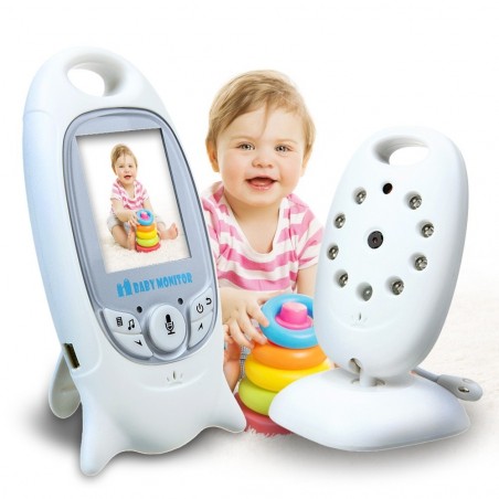 Video Baby Monitor Wireless 1479 Speaker Temperatura Visione Notturna Musica