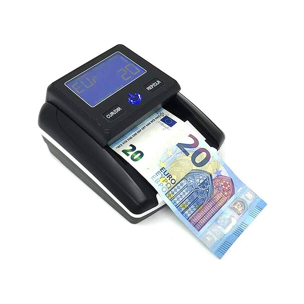 Rilevatore di Banconote False Portatile 751309 Detector Conta Soldi Euro USB