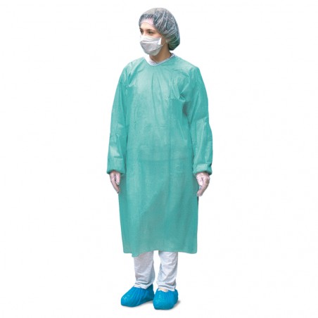 Pack 10 pz Camici Monouso Visitatore e Paziente Dispositivo Medico Classe I