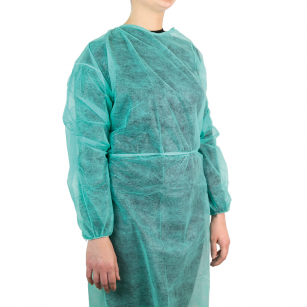 Pack 10 pz Camici Monouso Visitatore e Paziente Dispositivo Medico Classe I