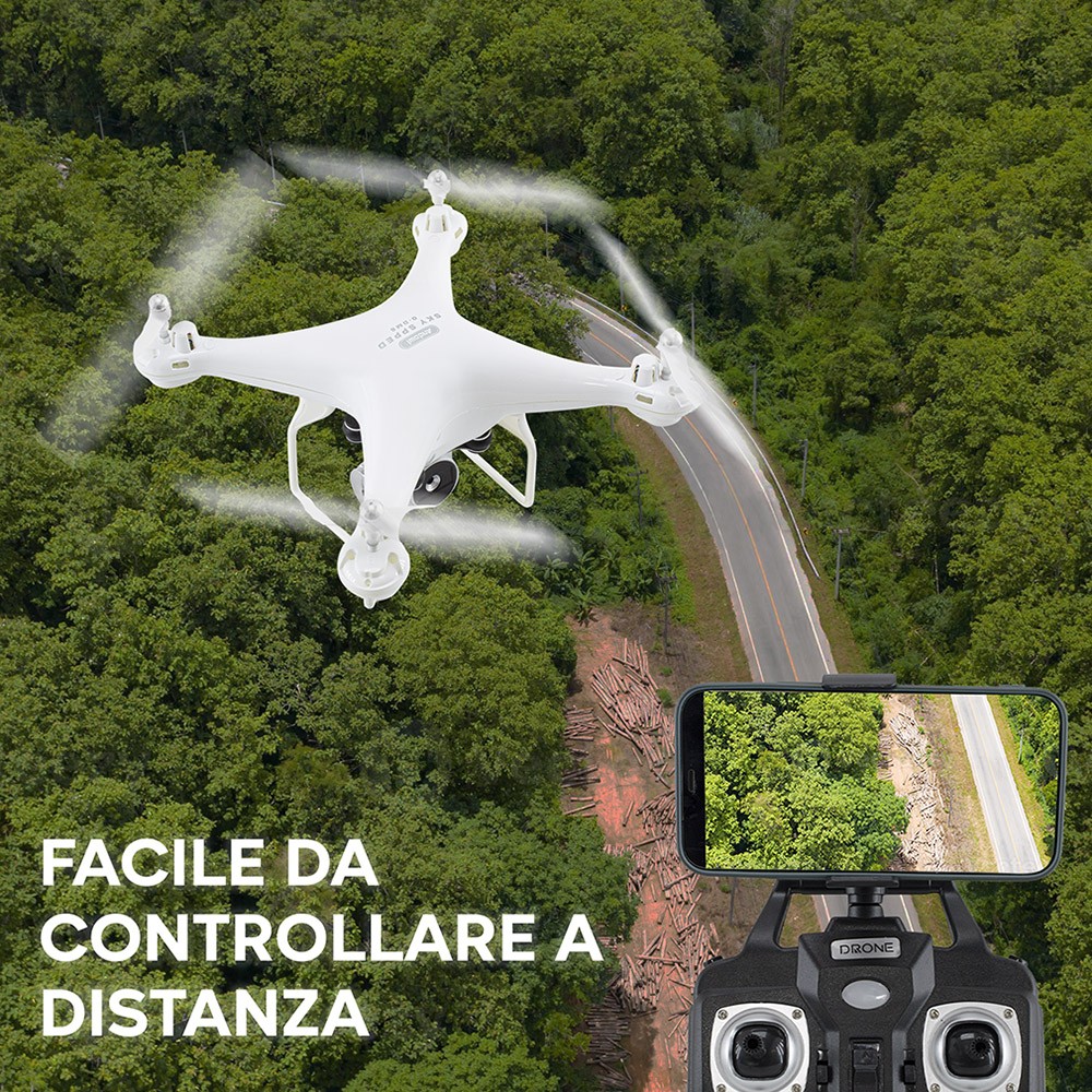 Mini Drone con Telecamera HD 1080P Drone...