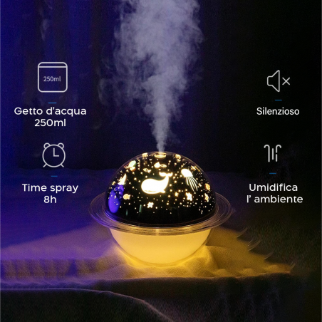 Lampada Umidificatore per Ambienti 603242 Diffusore di Aromi Fantasia PESCI