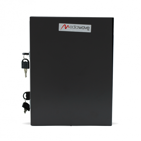 Cassetta Postale Condominiale 2 Posti Iron Black 783.B Formato Rivista 23x18x30