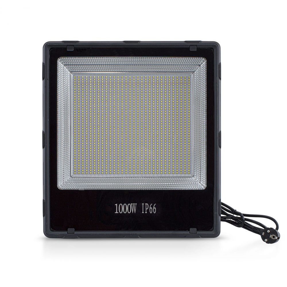 Faro da 1000W con 1200 Led Luce Bianca Fredda Per Esterni IP66 Impermeabile