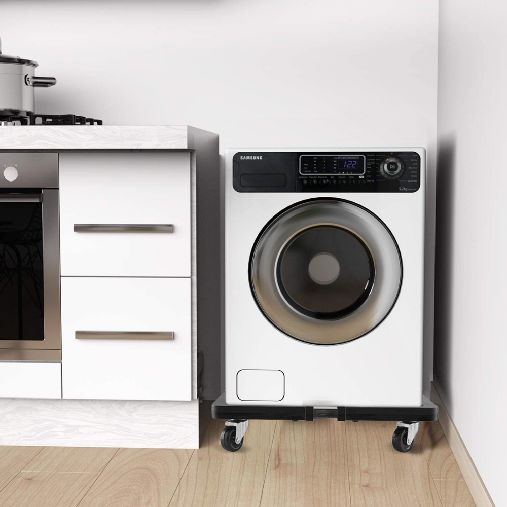 Carrello Base Mobile e Regolabile per Lavatrice e Frigorifero Portata max. 200Kg