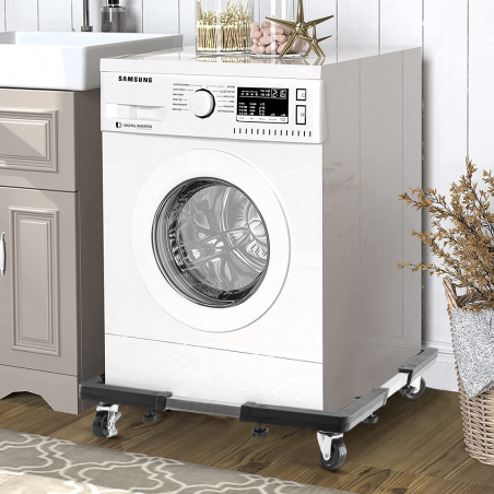 Carrello Base Mobile e Regolabile per Lavatrice e Frigorifero Portata max. 200Kg Carrello Base Mobile e Regolabile per Lavatrice e Frigorifero Portata max. 200Kg