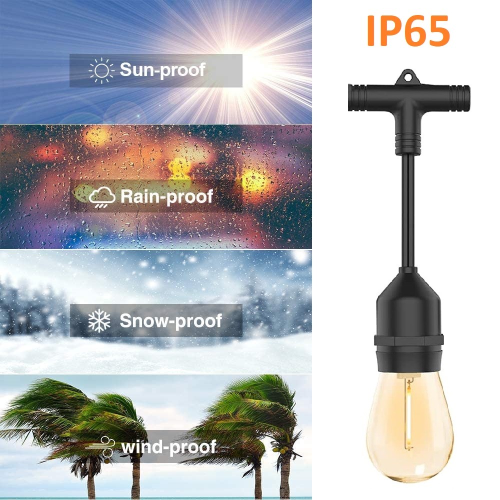 Catena Luminosa Led 10m con 10 Lampadine Luci...