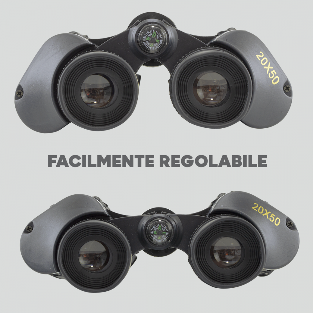Binocolo Professionale 20x50 con Cinghia e...