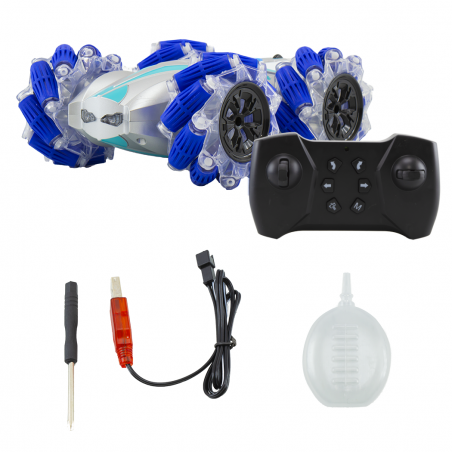 Auto Telecomandata 2.4GHz Stunt Auto 219109 Rotazione Acrobatica e Getto d'Acqua