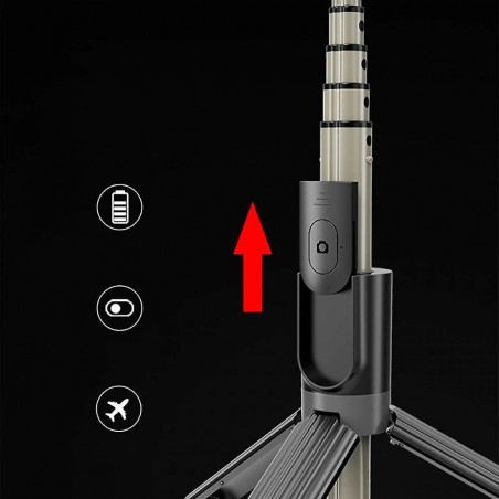 Selfie Stick Ring Light Anello Led 5" Treppiedi Pieghevole con Telecomando 07