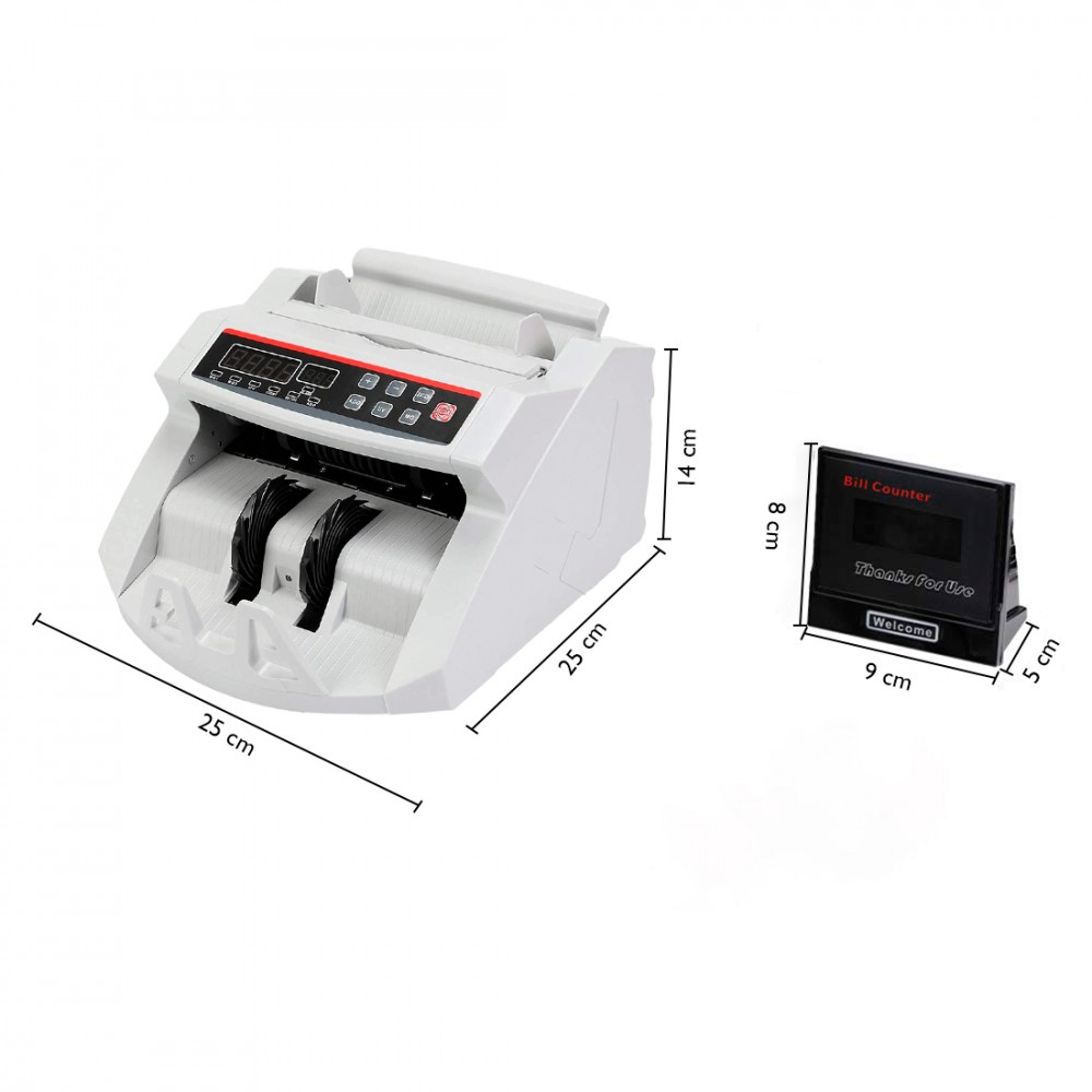 Conta Banconote Professionale con Rilevatore di Banconote False e Display Led