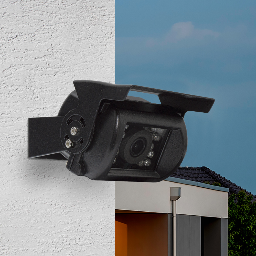 Telecamera Retromarcia per Furgoni e Camper 18 Led Infrarossi Retrocamera