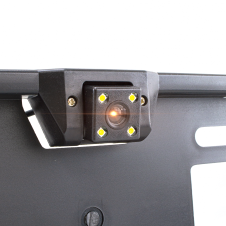 Porta Targa con Telecamera 4 Led per Retromarcia Camera Posteriore Auto 400463