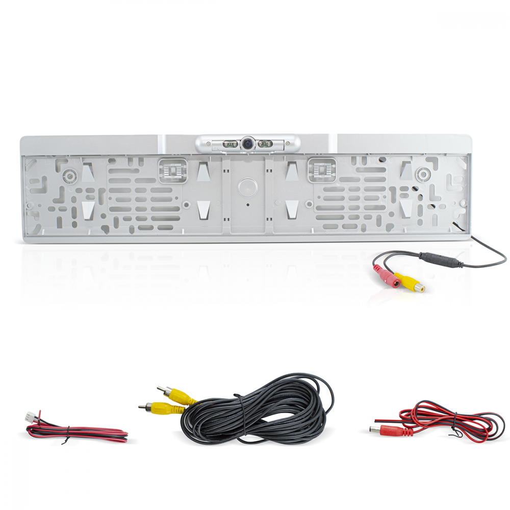 Porta Targa con Telecamera 4 Led per...