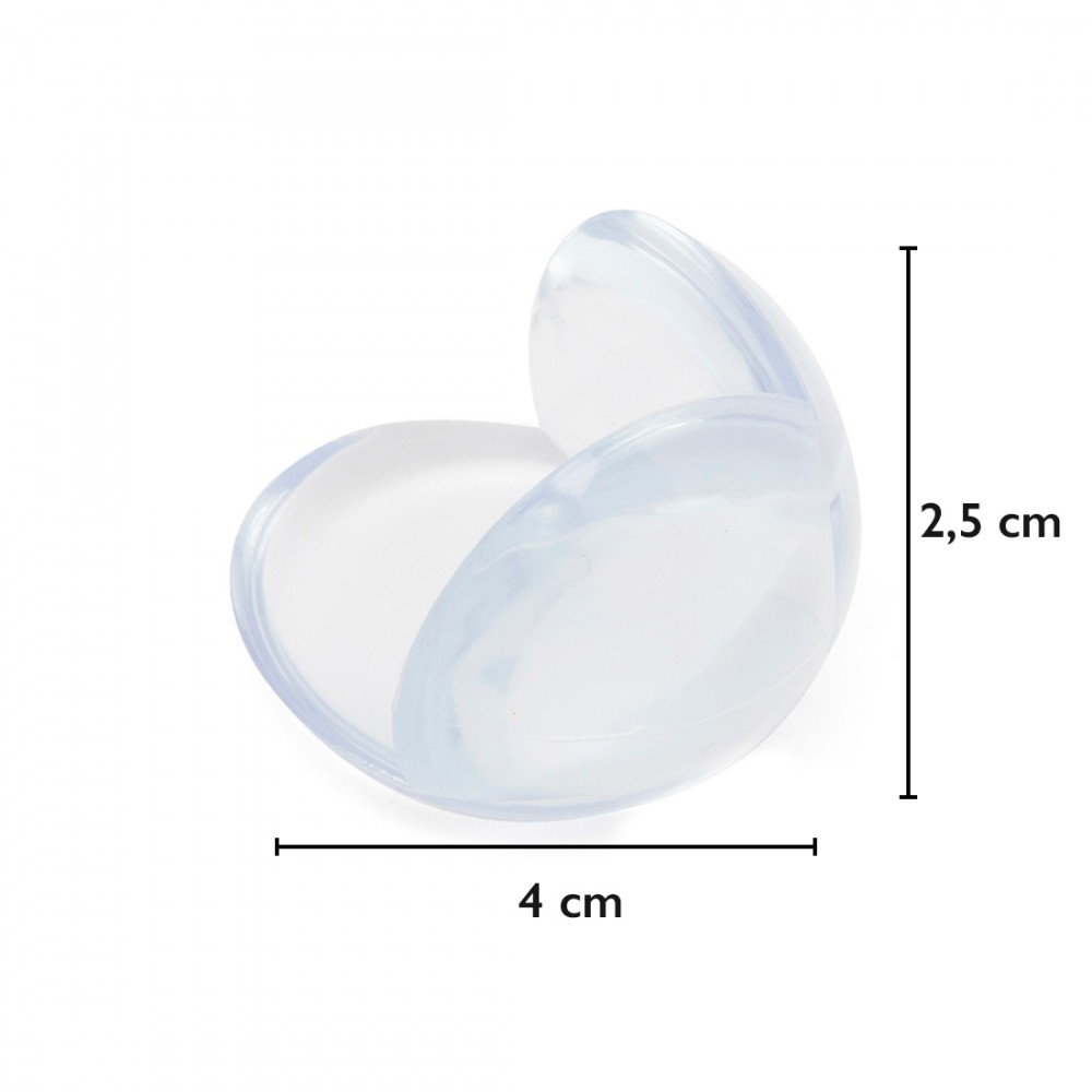 Paraspigoli 4 pz in Silicone Trasparente...