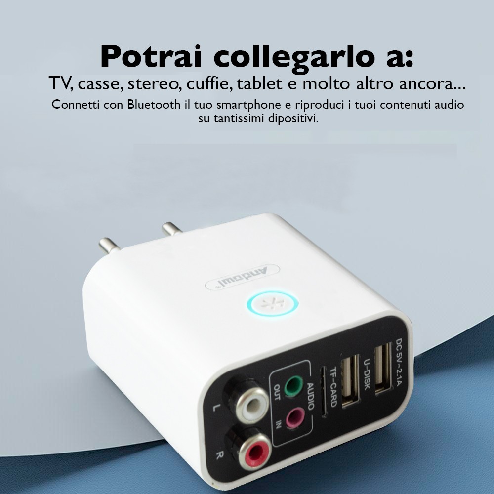 Trasmettitore Wireless Adattatore Audio Stereo...